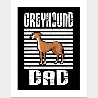 Greyhound Dad Proud Dogs Posters and Art